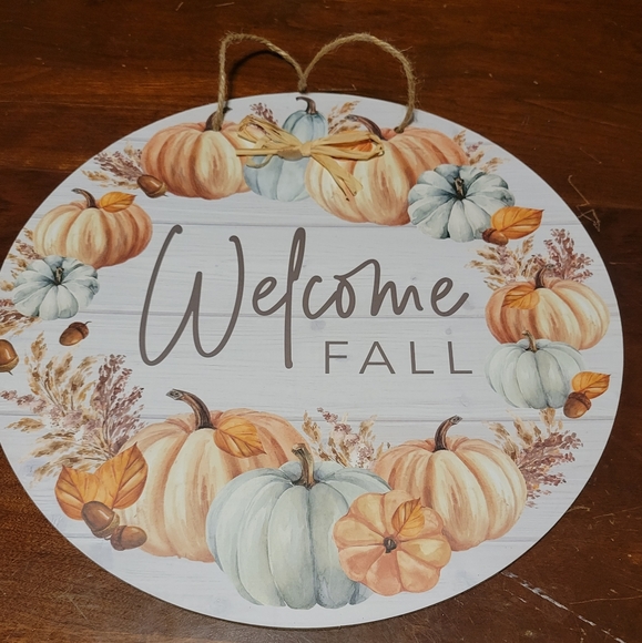 None Wall Decor Fall Sign Wall Hanging Front Door New Fall